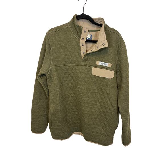 Magellan Outdoors Men's Campfire Flex Quilted Pullover Classic Fit Gorpcore M - Picture 2 of 5